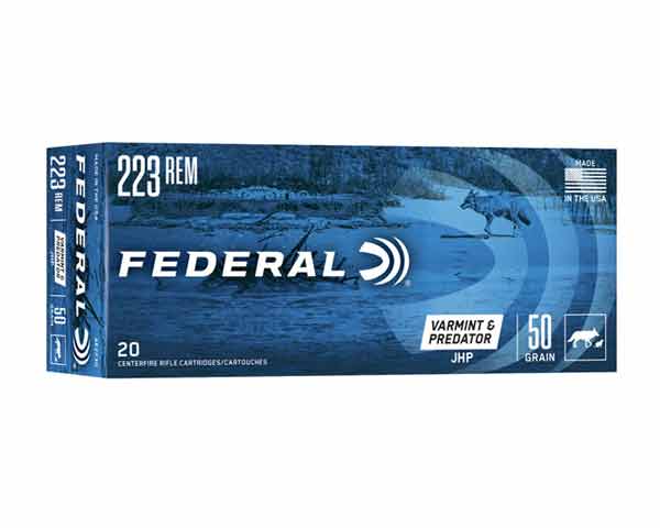 Federal AE Varmint 223 Rem 50 Gr FMJ (5.56x45mm) AE223G (500 Rounds)