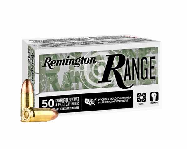 Remington 9mm 115 Grain FMJ T9MM3 (500 Round Case)