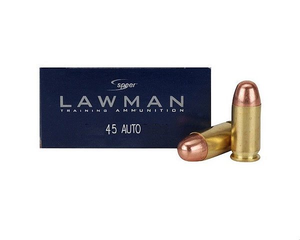 Speer Lawman .45 ACP 230 Gr. TMJ RN 53653 (1,000 Round Case) - Click Image to Close